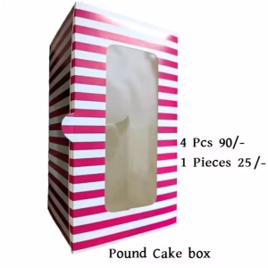 Pound Cake Box Paper