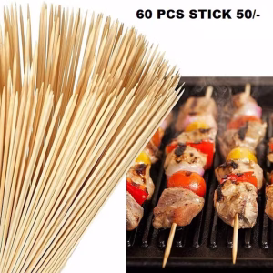 Saslik Stick BBQ Saslik Kathi 60 Pcs Packet
